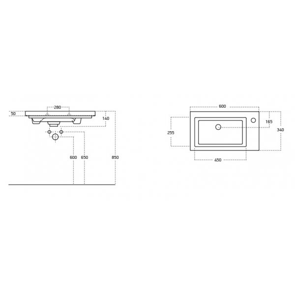 Møbelpakke Luxus 60 granitt Møbelpakke Luxus 60 granitt