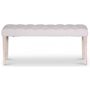 Cholet benk Bredde 110 cm - Antikk finish / Lin Cholet benk Bredde 110 cm - Antikk finish / Lin
