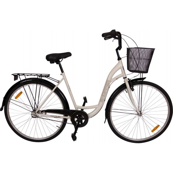 Damesykkel Shopper - 28\\\" krem