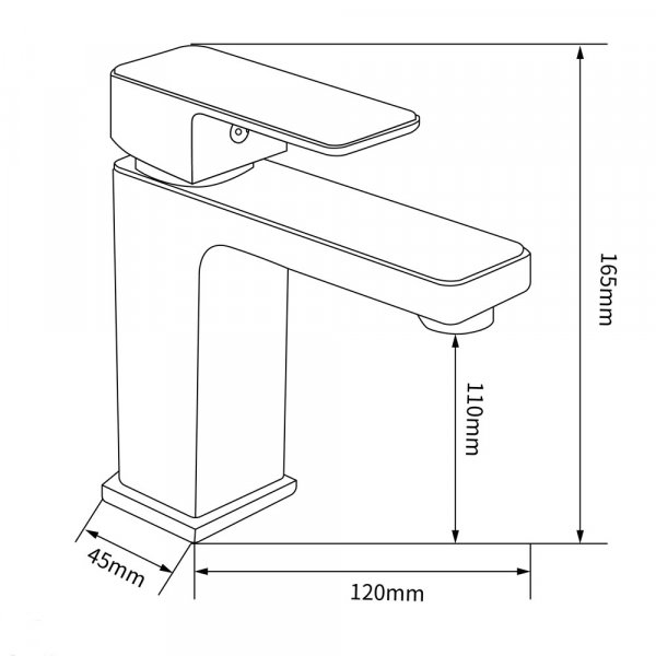 Servantbatteri Lily - Krom