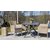 Scottsdale utespisegruppe med 4 stk lenestoler og spisebord 150 cm - Natur