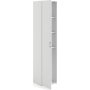 Hvit Space-garderobe - 40 cm bred - 175 cm høy Hvit Space-garderobe - 40 cm bred - 175 cm høy