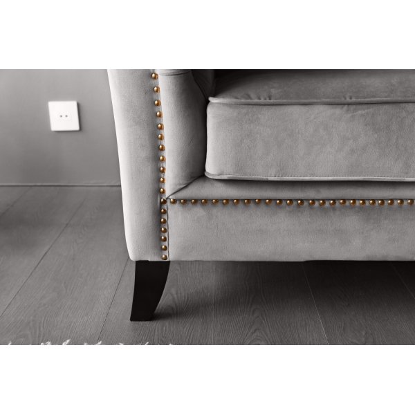 Lenestol chesterfield gr� - Henry