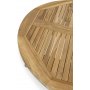 Salt ovalt spisebord i teak 150-210 cm butterfly - Teak