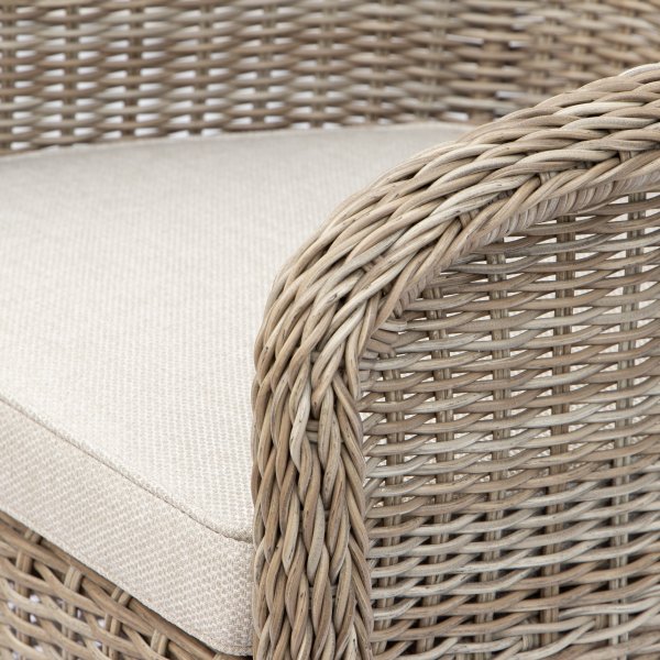 Balkongsett: 2 stoler og salongbord 80 cm