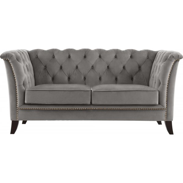 Sofa 2-seter chesterfield grå - Henry Sofa 2-seter chesterfield grå - Henry