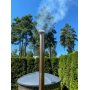 Badestamp med oppvarming fra ild - 200