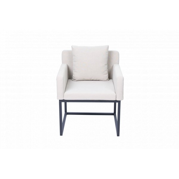 Spisegruppe 6 stoler + bord 215 cm + gr�/svart utend�rs spisegruppe