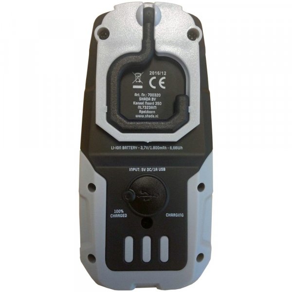 Håndlampa 200lm med nødladerfunksjon Håndlampa 200lm med nødladerfunksjon