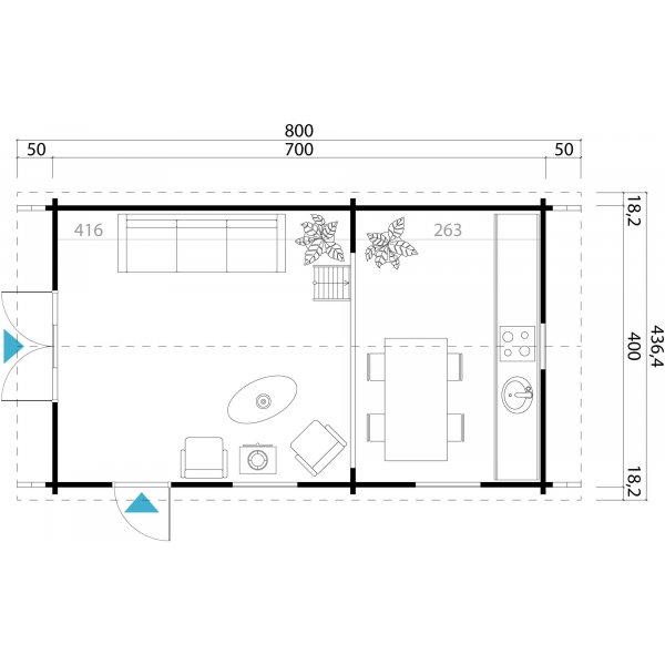 Feriehus Marianne - 30,2 m