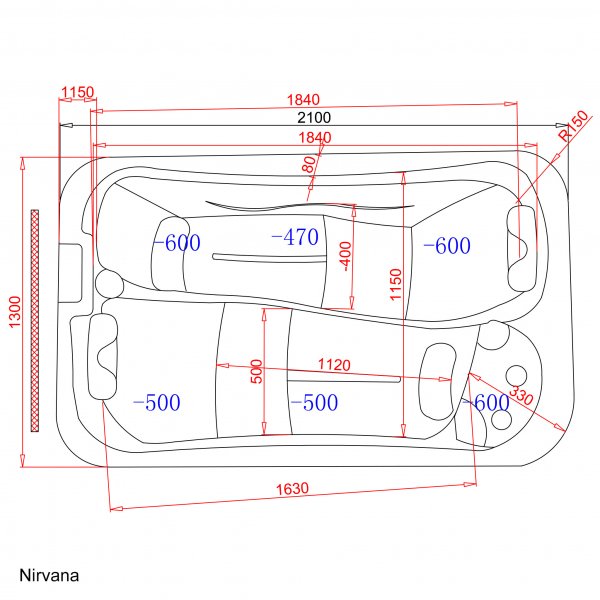 Badestamp Nirvana - 2 personer Badestamp Nirvana - 2 personer
