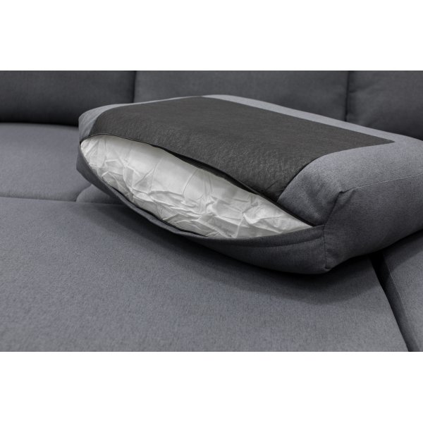 U-sofa sovesofa Tärnö med oppbevaring - 304 cm - mørkegrå U-sofa sovesofa Tärnö med oppbevaring - 304 cm - mørkegrå