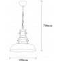 Berkeley taklampe 200-S - Sort