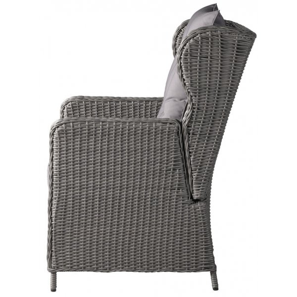 Alaska utembelgruppe hy rygg med recliner (3+1+1) - Gr kunstrotting