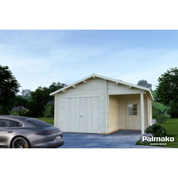 Garasje Roger med svingport - 21,9+5,2 m² Garasje Roger med svingport - 21,9+5,2 m²