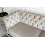 Sofa 3-seters Chesterfield beige - Milton