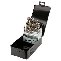 Borsett HSS-Co, 1,0 - 13,0 mm - 25 deler Borsett HSS-Co, 1,0 - 13,0 mm - 25 deler