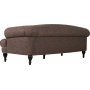 Chesterfield sofa 3-seter brun vintage 225 cm bred