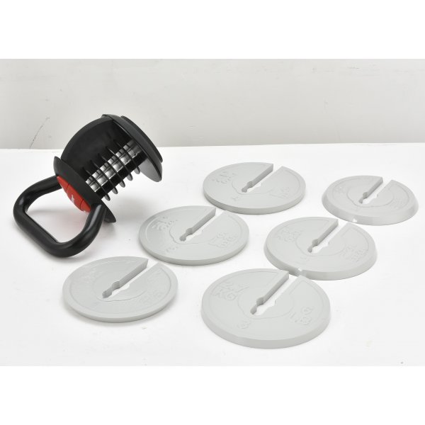 Justerbar kettlebell 3,4-18 kg | 7 vektnivåer Justerbar kettlebell 3,4-18 kg | 7 vektnivåer