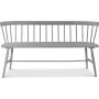 Sofa i heltre, gr�, 142 cm - Sandhamn