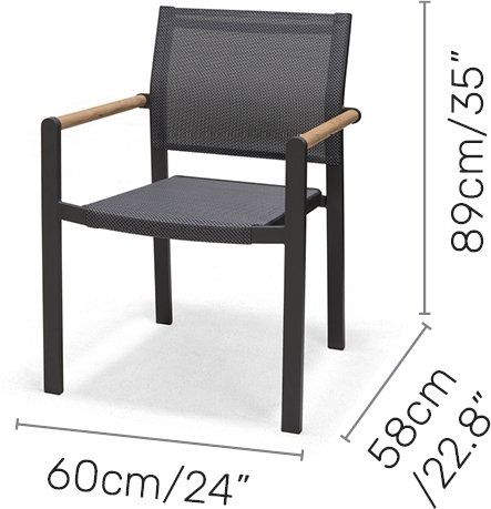 Livsstil Hage utegruppe Rav med bord 220 cm og 6 stablebare stoler - Teak / Aluminium Livsstil Hage utegruppe Rav med bord 220 cm og 6 stablebare stoler - Teak / Aluminium