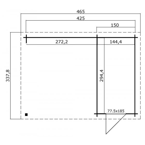 Anneks/ bod Helen - 13 m² Anneks/ bod Helen - 13 m²
