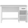 Naturlig skrivebord 120 x 60 cm - Hvit Naturlig skrivebord 120 x 60 cm - Hvit