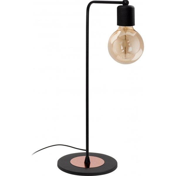 Bordlampe - Svart/kobber