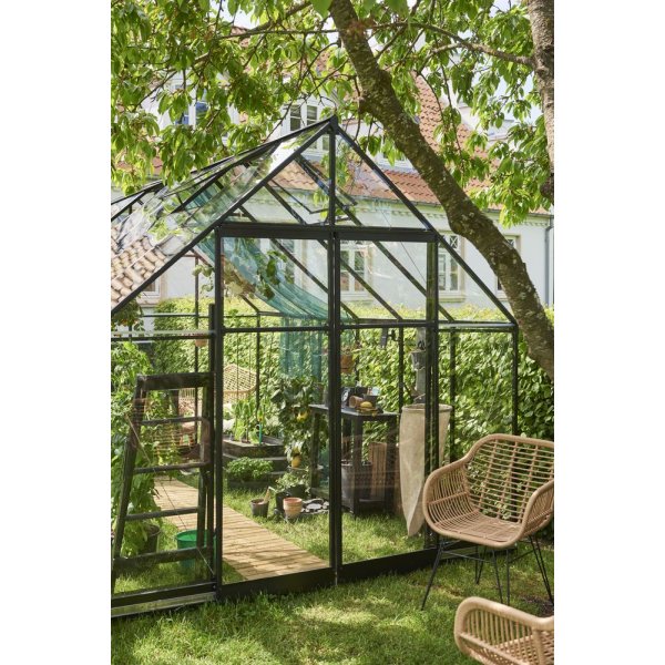 Drivhus Qube 9,9 m - Sort