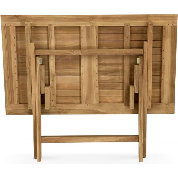 Saltö sammenleggbart spisebord i teak - 120x70 cm + Tekstilimpregnering for utemøbler Saltö sammenleggbart spisebord i teak - 120x70 cm + Tekstilimpregnering for utemøbler