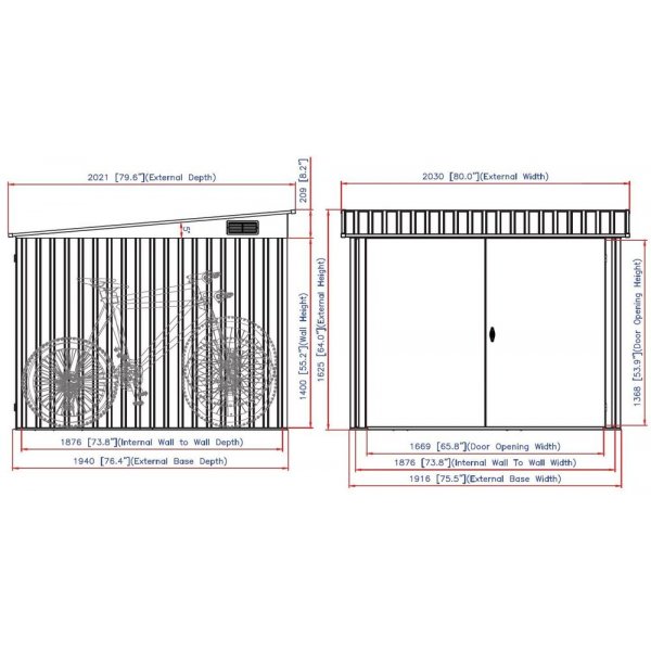 Sykkelbod - 3,5 m�