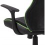Vayne svart gamingstol med grønne detaljer Vayne svart gamingstol med grønne detaljer