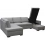 Sofa 309 cm lys grå - Solna Sofa 309 cm lys grå - Solna