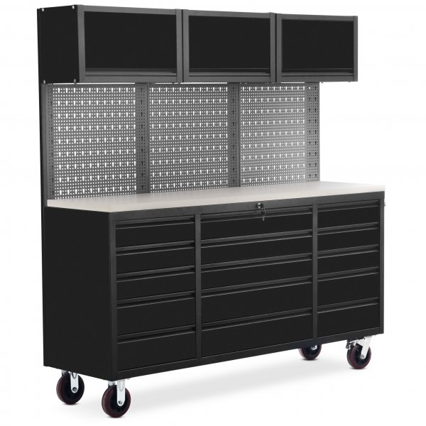 Komplett garasjeinnredning p� hjul