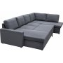 U-sofa sovesofa Tärnö med oppbevaring - 304 cm - mørkegrå U-sofa sovesofa Tärnö med oppbevaring - 304 cm - mørkegrå