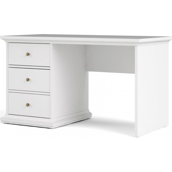 Paris skrivebord hvitt - Klassisk stil