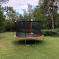 Kundebilde Trampoline med sikkerhetsnett - 425 cm
