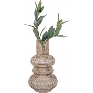 Blomstervase - R�kt glass