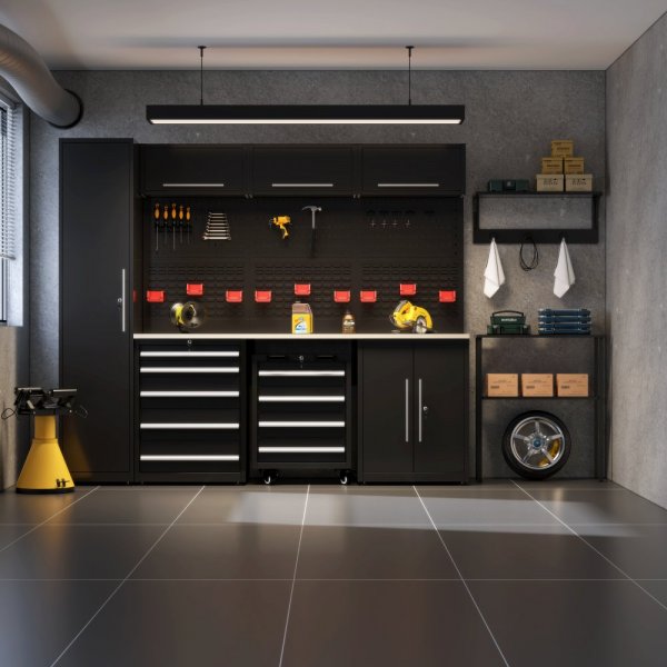 Garasjeinnredning | Komplett oppbevaringssystem | Ekstra h�y