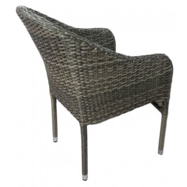 Utendrs stol stabelbar gr rotting - Belle