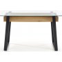 Emma skrivebord 120 x 60 cm - Eik/svart Emma skrivebord 120 x 60 cm - Eik/svart