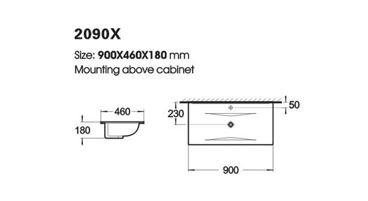Mbelpakke Verona 90 - Grtt med speilskap