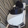 Kundebilde Elbil for barn Audi A300 hvit 12V med fjernkontroll og LED-lys