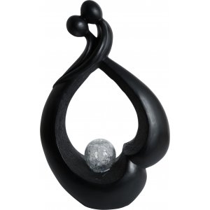 Garden Art solcellelampe st�ende par H61 cm - svart