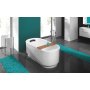Oval badekar - Free Line | Dybde 45 cm