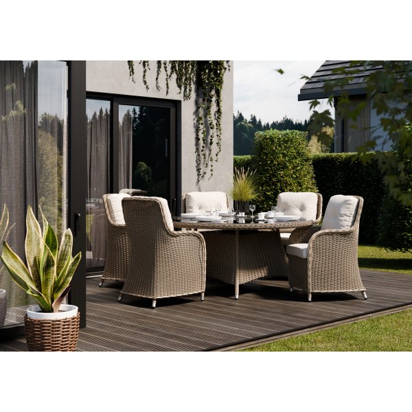 Hagegruppe - Florida | 150 cm - Naturfarget rotting