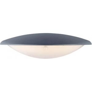Vegglampe utend�rs 30 cm lysegr� - Apus