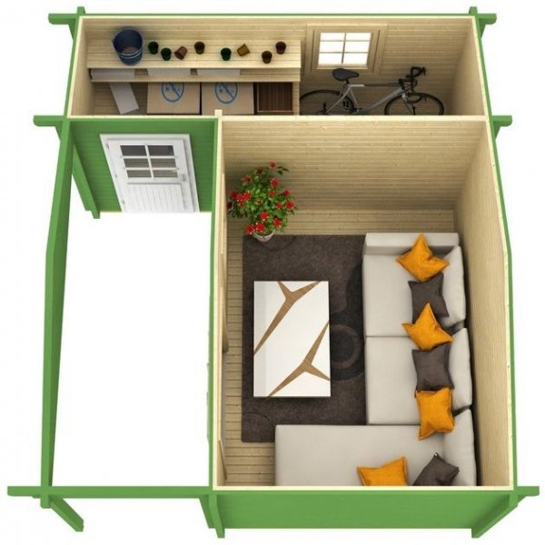 Mullsj� anneks - 21,5 m�