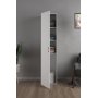 Hvit Space-garderobe - 40 cm bred - 175 cm høy Hvit Space-garderobe - 40 cm bred - 175 cm høy