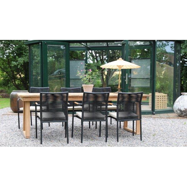 Saltö spisebord i teak - 240x100 cm Saltö spisebord i teak - 240x100 cm
